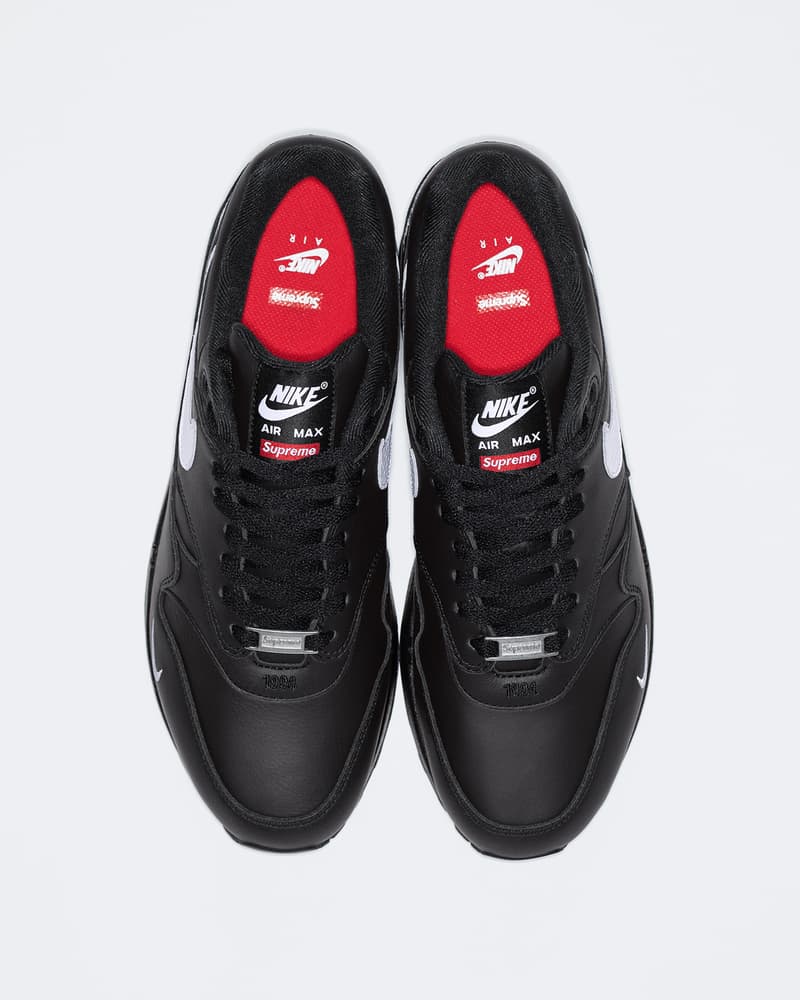 Supreme x Nike Air Max 1 2025 春季聯名系列鞋款正式發佈