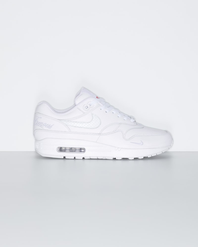 Supreme x Nike Air Max 1 2025 春季聯名系列鞋款正式發佈