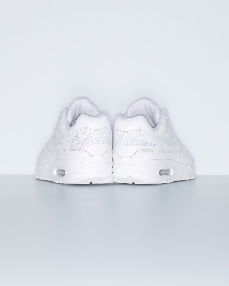 Supreme x Nike Air Max 1 2025 春季聯名系列鞋款正式發佈