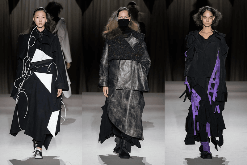 Yohji Yamamoto 2025 秋冬女裝系列大秀登場