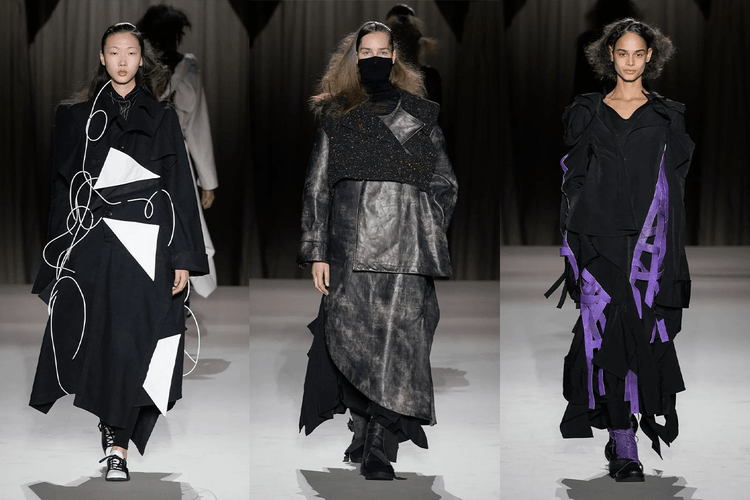 Yohji Yamamoto 2025 秋冬女裝系列大秀登場