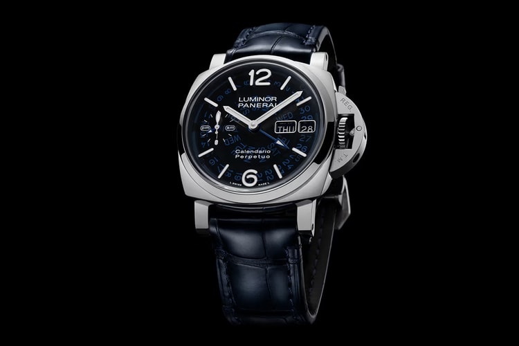 Panerai 推出全新 Luminor 萬年曆 GMT 鉑金錶款