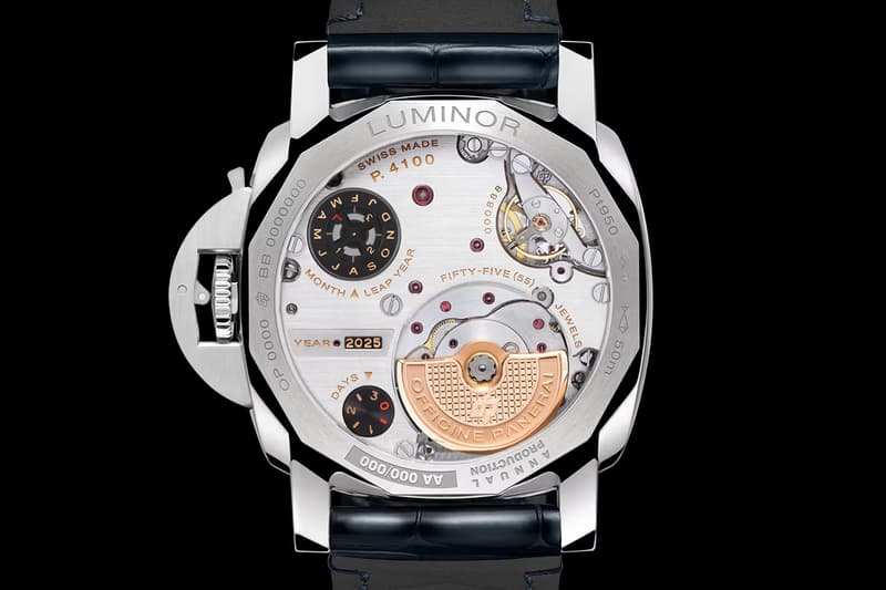 Panerai 推出全新 Luminor 萬年曆 GMT 鉑金錶款