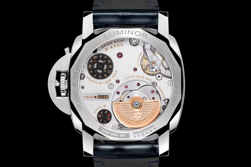 Panerai 推出全新 Luminor 萬年曆 GMT 鉑金錶款