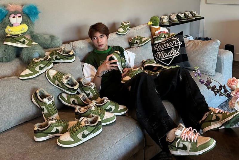 堀米雄斗親著 Nike SB 最新聯名鞋款 SB Dunk Low「Matcha」