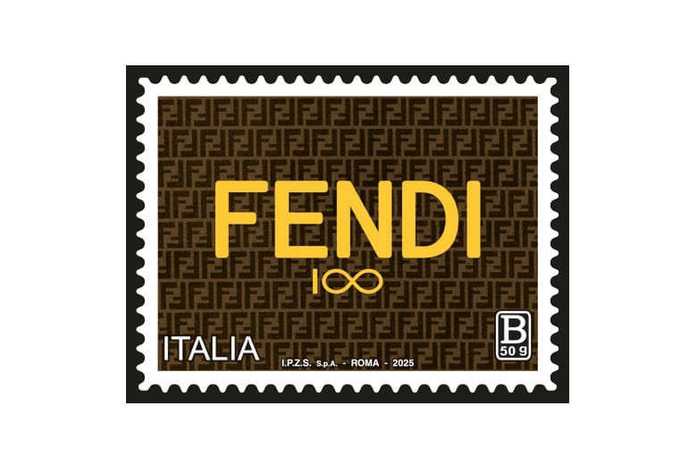 FENDI 推出品牌 100 週年紀念郵票