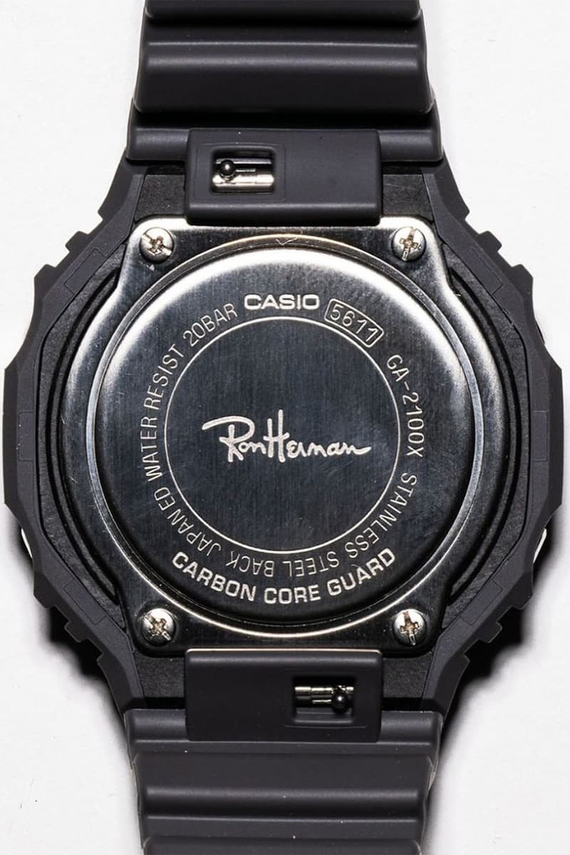 Ron Herman 攜手 G-SHOCK 推出全新 GA-2100 聯乘錶款