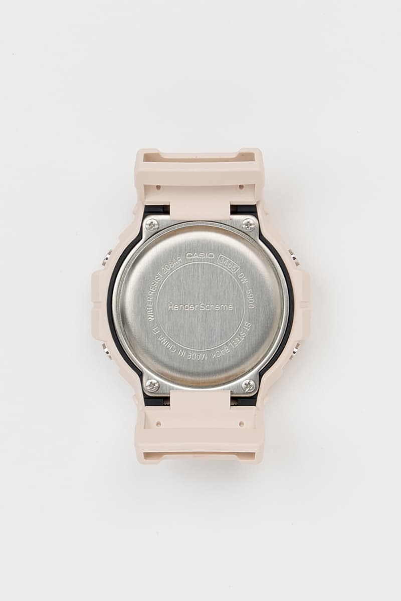 Hender Scheme x G-SHOCK DW-5900 全新聯名錶款正式發佈