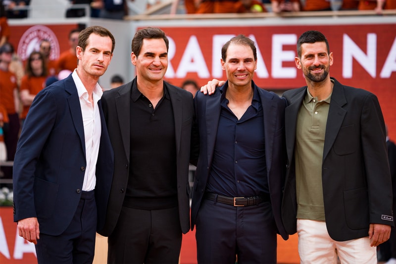 網壇四巨頭齊聚 Rafael Nadal 法網致敬儀式
