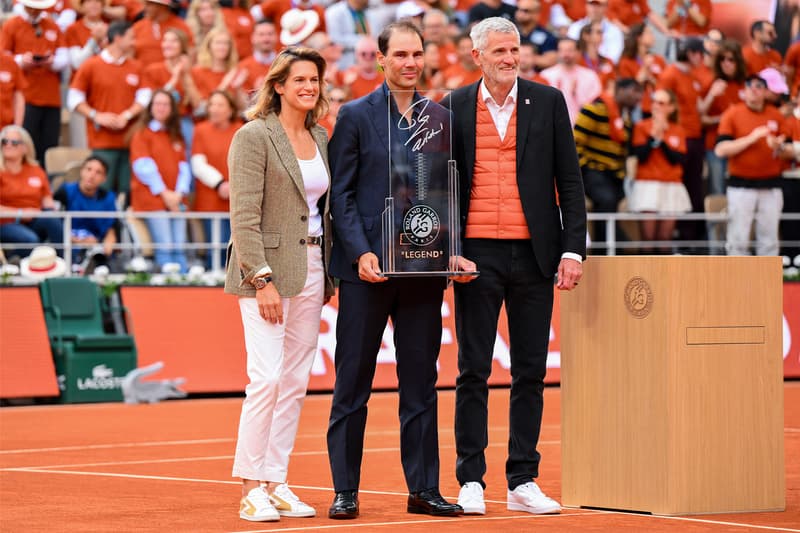 網壇四巨頭齊聚 Rafael Nadal 法網致敬儀式