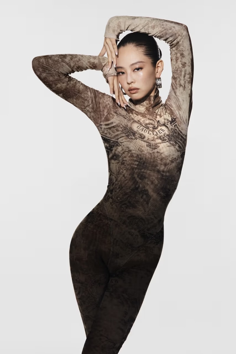 BLACKPINK 成員 Jennie 演繹 Jean Paul Gaultier 2025 最新早秋系列廣告大片