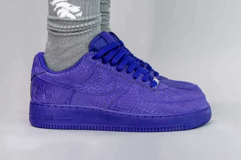 率先近賞 Kobe Bryant x Nike Air Force 1 Low 最新配色「Court Purple」