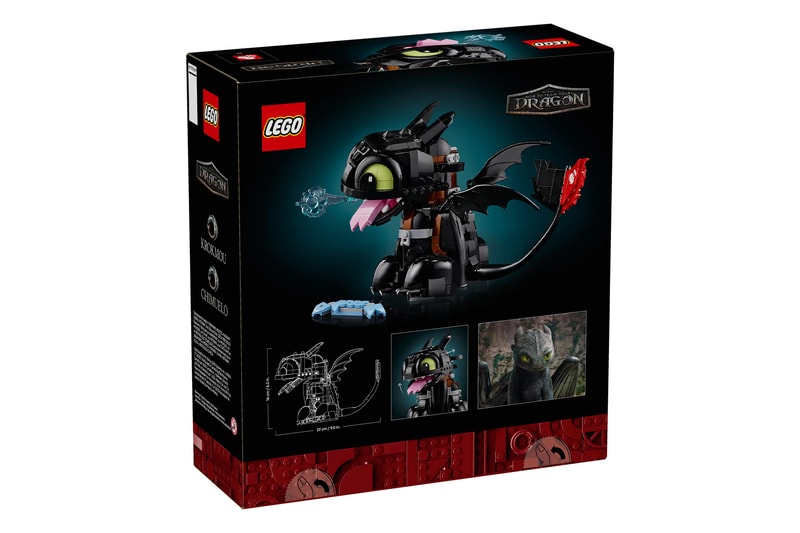 LEGO 推出全新《馴龍高手/馴龍記》「Toothless」積木套裝