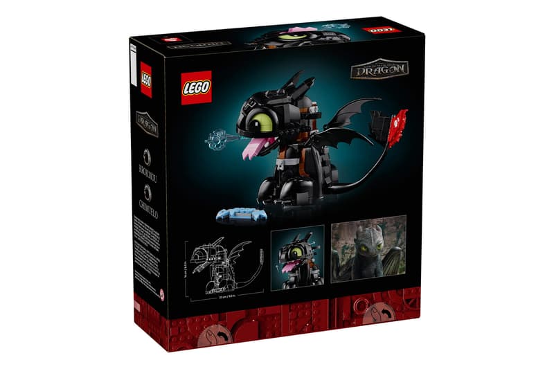 LEGO 推出全新《馴龍高手/馴龍記》「Toothless」積木套裝