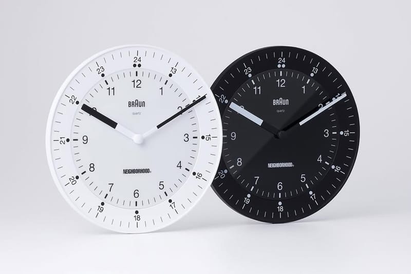 NEIGHBORHOOD 攜手 Braun 推出全新聯名系列時鐘
