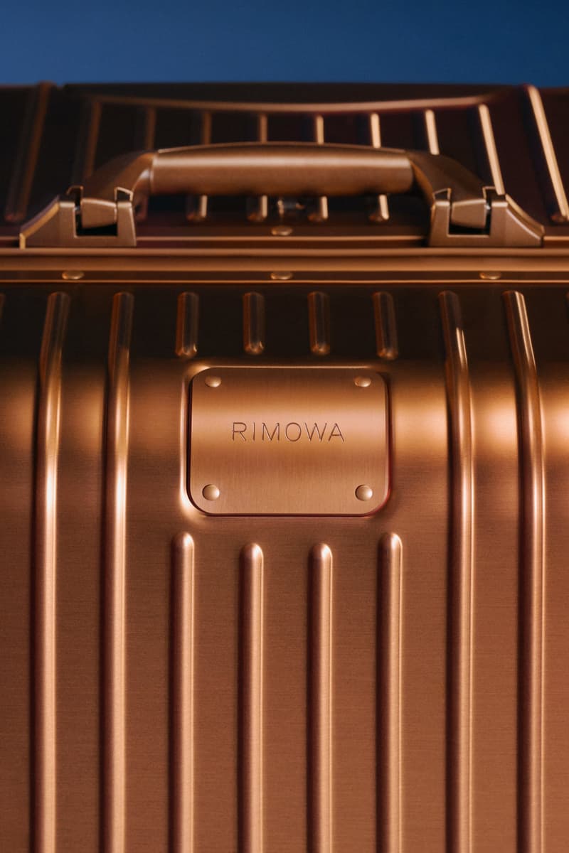 RIMOWA Original 系列行李箱推出全新金銅配色