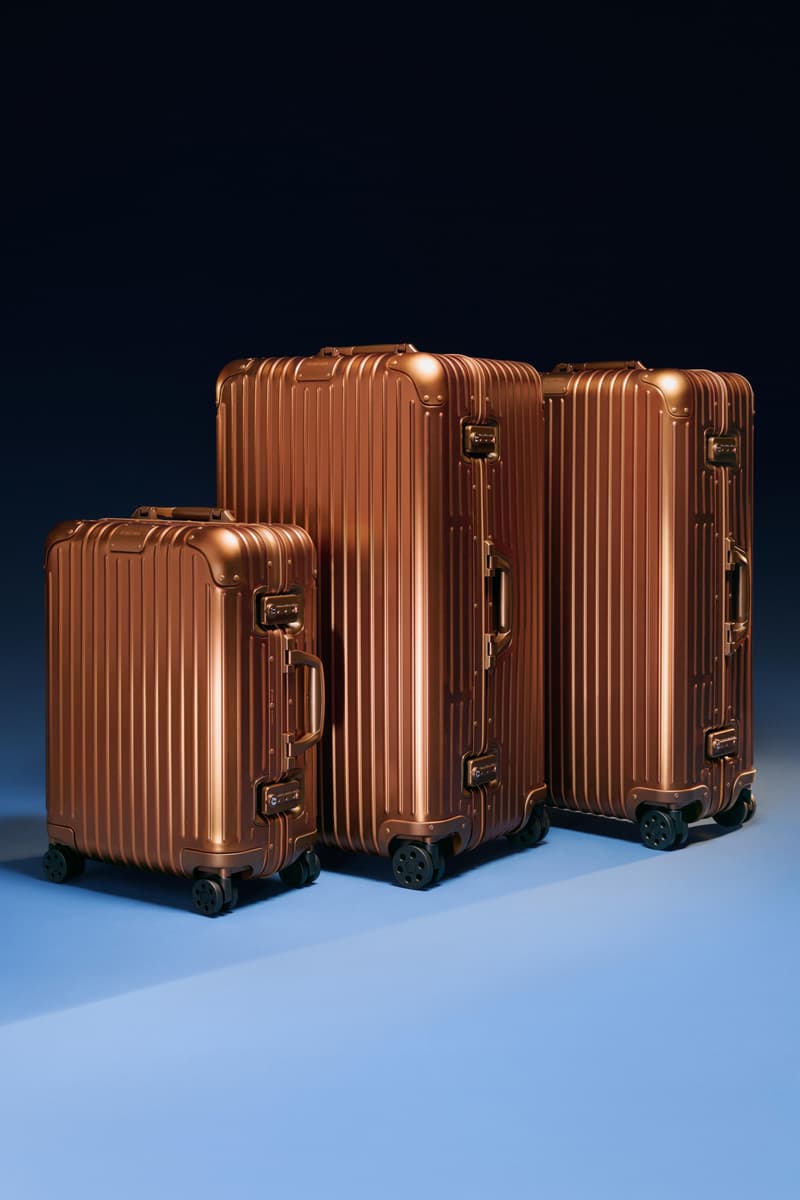 RIMOWA Original 系列行李箱推出全新金銅配色