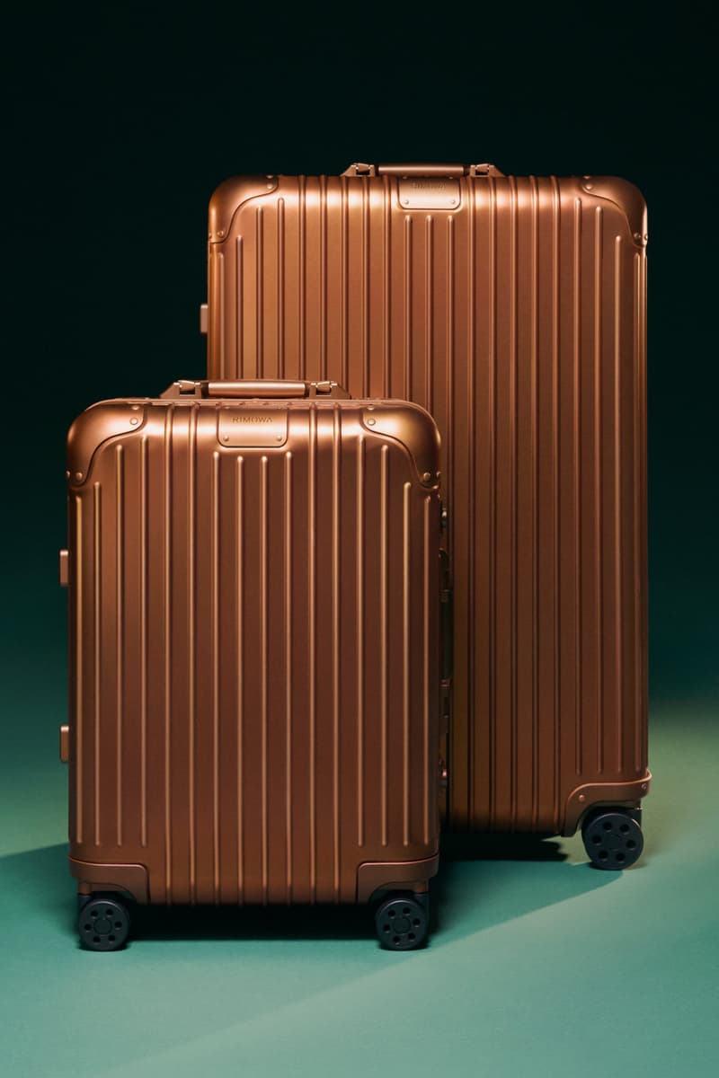 RIMOWA Original 系列行李箱推出全新金銅配色