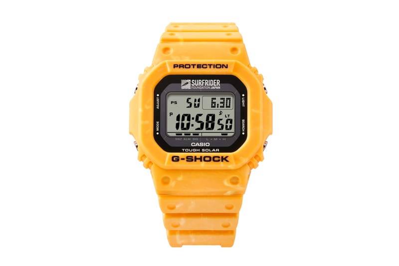 G-SHOCK 攜手日本衝浪者基金會推出聯乘手錶 G-5600SRF-9