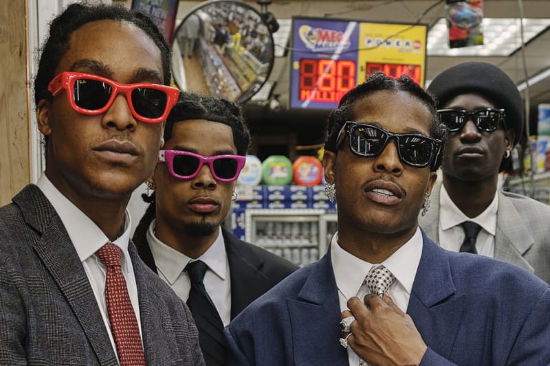 A$AP Rocky 以 Ray-Ban 創意總監身份首推「Wayfarer Puffer」形象企劃