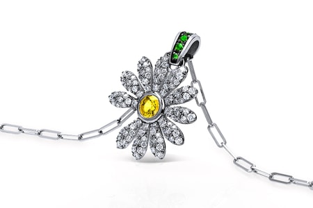Jacob & Co. 攜手 G-Dragon 推出全新 PEACEMINUSONE Pendant 聯乘雛菊吊墜系列