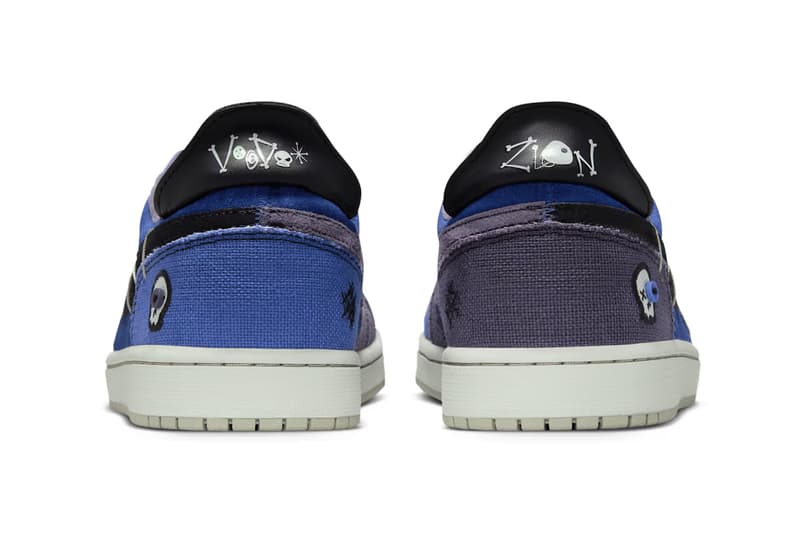 Zion Williamson x Air Jordan 1 Low OG 全新配色「Voodoo Alternate」發售情報公開