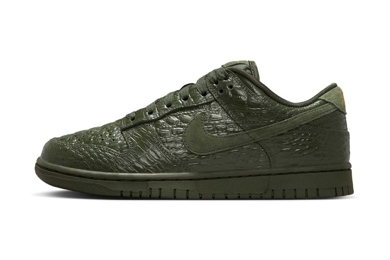 Nike Dunk Low 推出全新鱷魚皮紋理新配色「Crocodile」