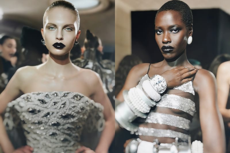 「黑唇」顛覆：Schiaparelli 高訂騷用眼線筆畫唇　Pat McGrath 再掀話題