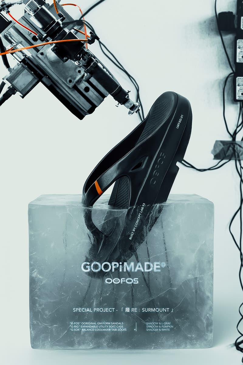 GOOPiMADE 攜手 OOFOS 聯手打造全新聯名企劃「履 RE：Surmount」