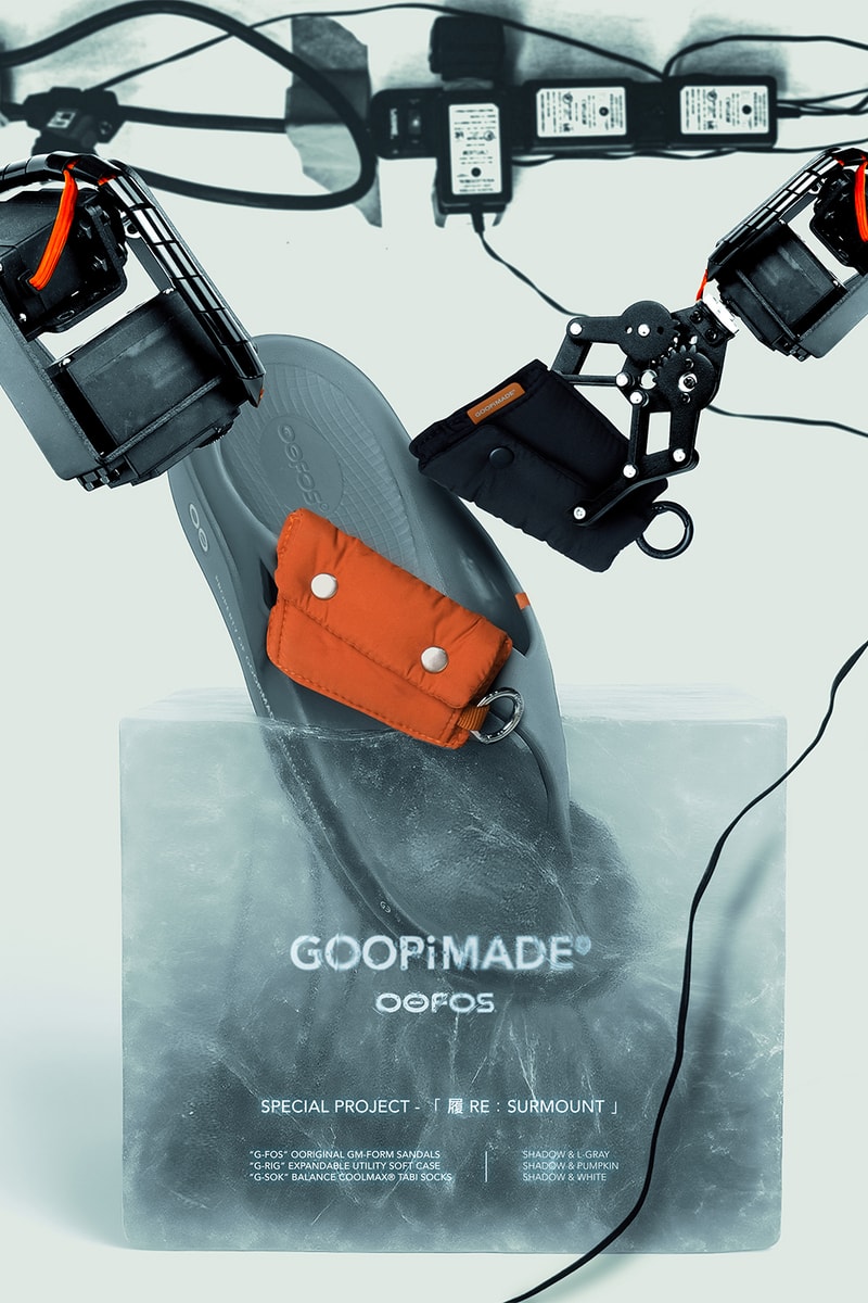 GOOPiMADE 攜手 OOFOS 聯手打造全新聯名企劃「履 RE：Surmount」