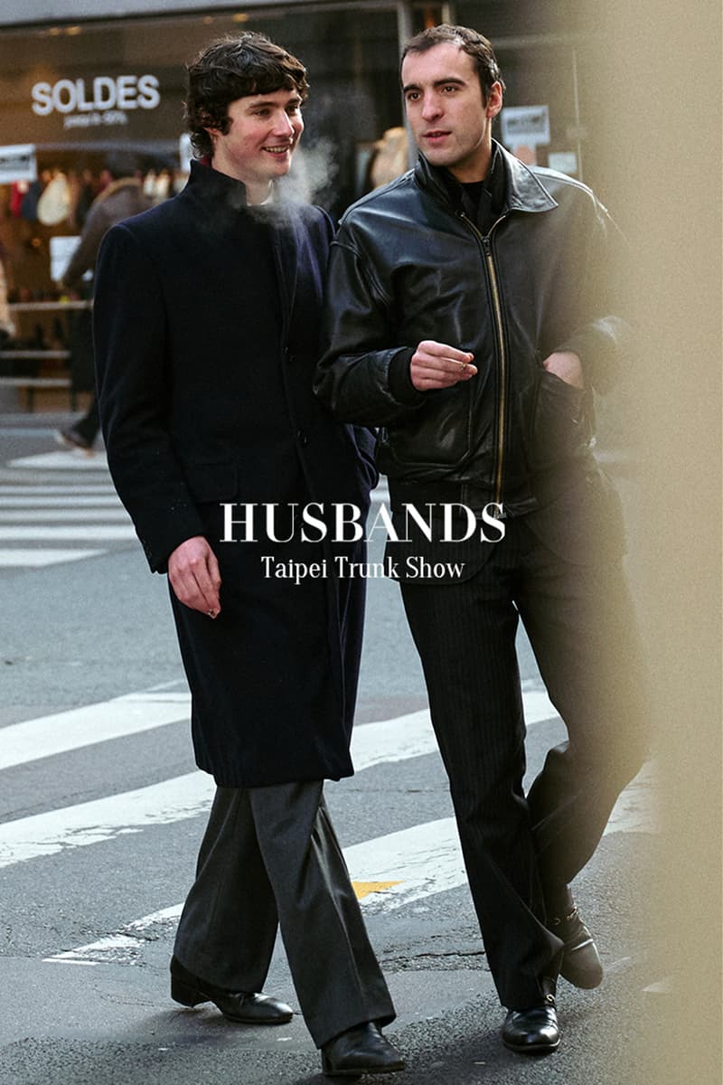 巴黎男裝品牌 HUSBANDS 即將登陸台北舉辦限時 Trunk Show 訂製會