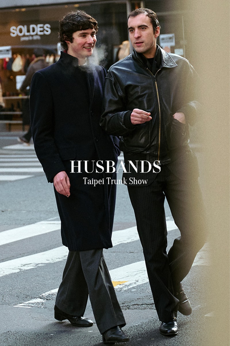 巴黎男裝品牌 HUSBANDS 即將登陸台北舉辦限時 Trunk Show 訂製會