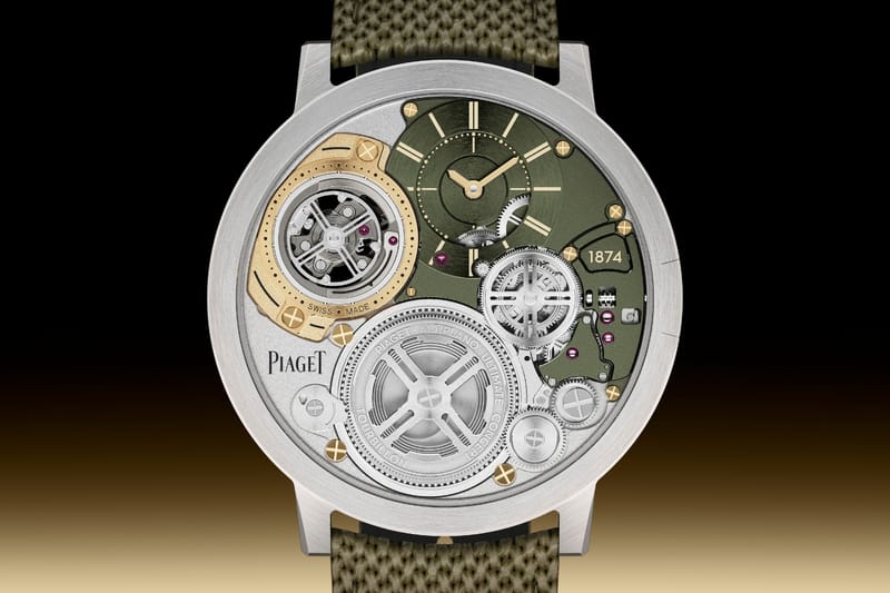 Piaget 以卡其綠 × 黃金演繹兩款全新 Altiplano Ultimate Concept 超薄腕錶