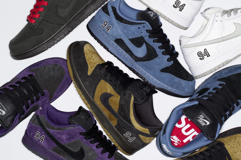 Supreme x Nike SB Dunk Low 最新聯乘系列鞋款正式登場