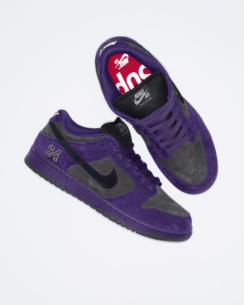 Supreme x Nike SB Dunk Low 最新聯乘系列鞋款正式登場