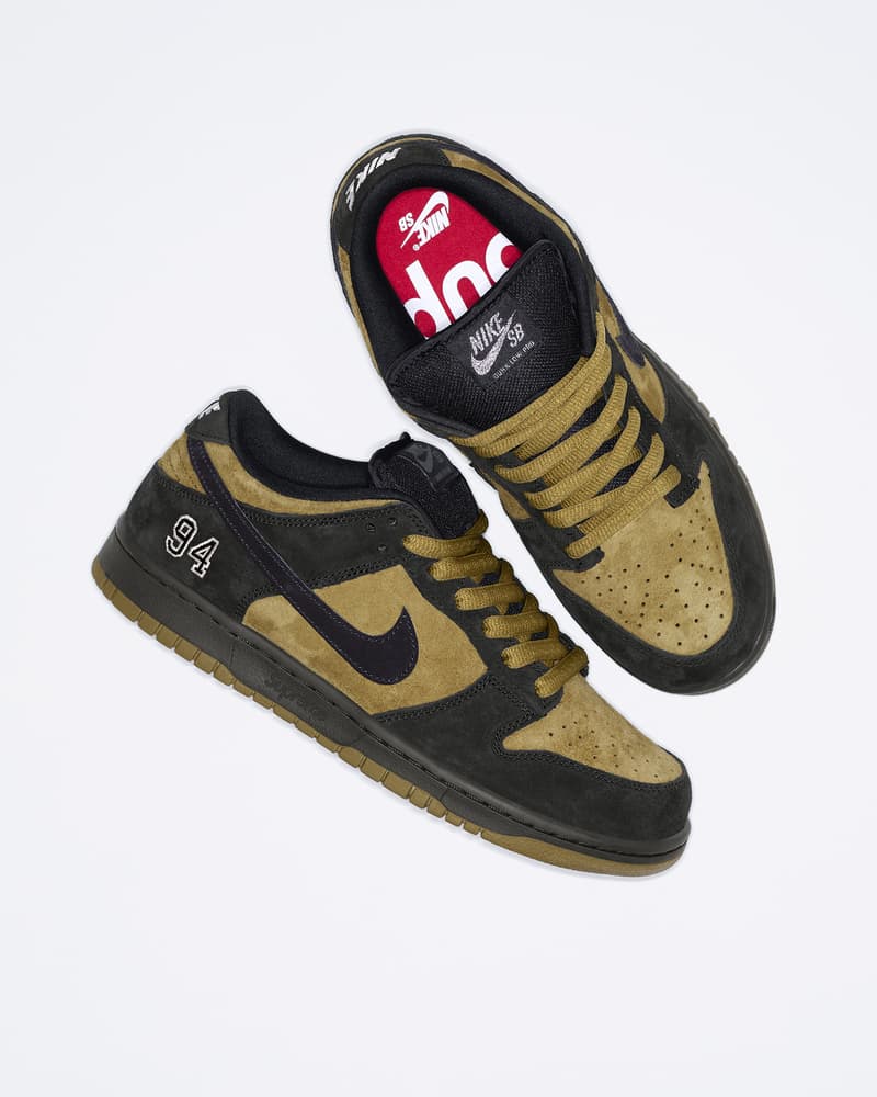 Supreme x Nike SB Dunk Low 最新聯乘系列鞋款正式登場