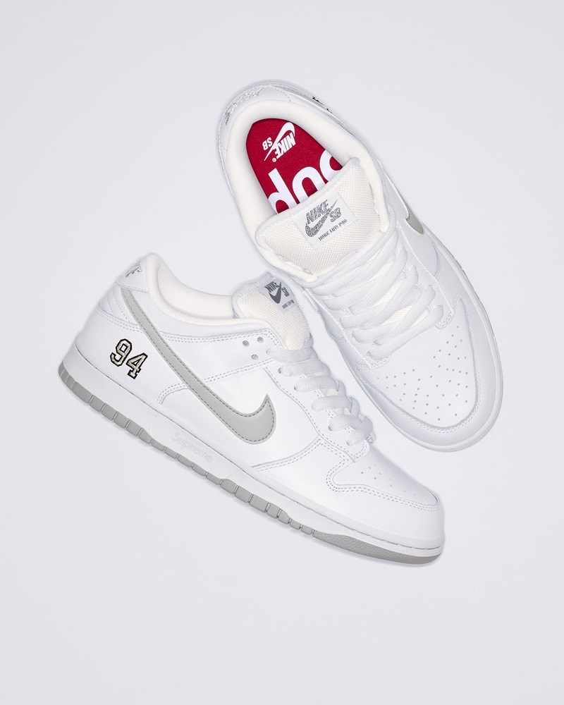 Supreme x Nike SB Dunk Low 最新聯乘系列鞋款正式登場