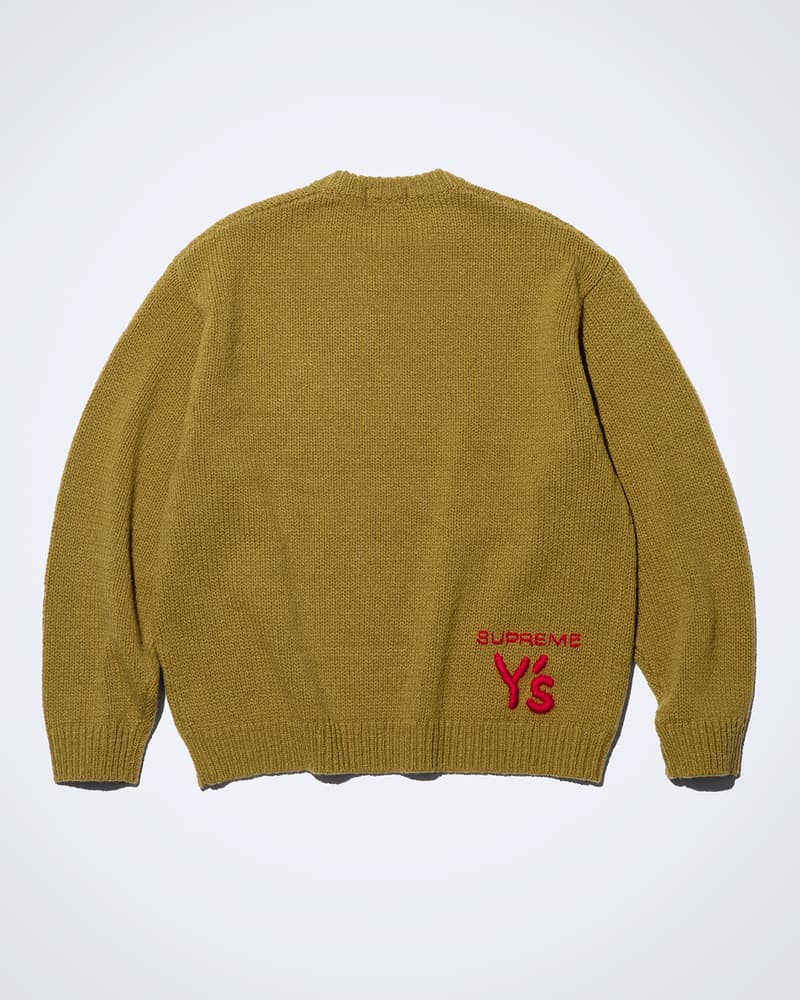 Supreme x Y’s by Yohji Yamamoto 2025 秋季最新聯名系列正式發佈