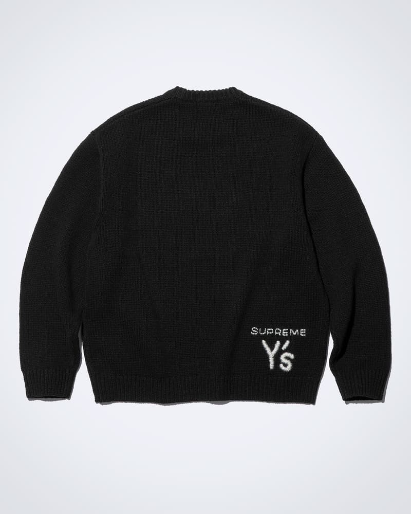 Supreme x Y’s by Yohji Yamamoto 2025 秋季最新聯名系列正式發佈