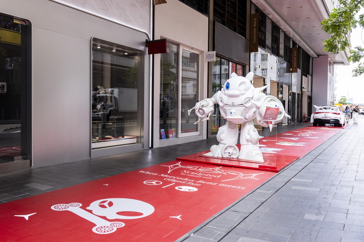 Mercedes-Benz 新世代純電 CLA 強勢登陸銅鑼灣 Fashion Walk 百德新街！聯手人氣藝術家 OFFGOD:TATE 帶來型格 3D 藝術車