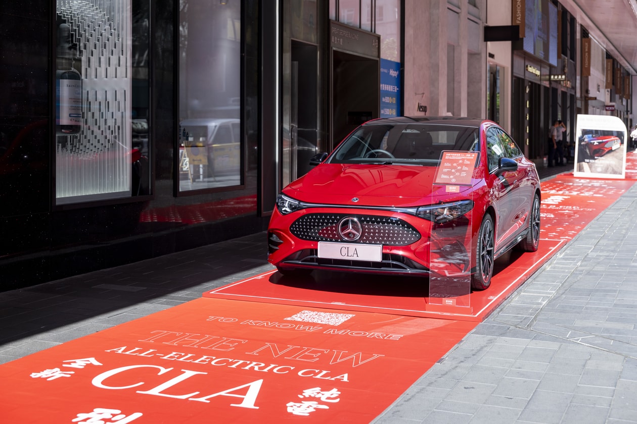Mercedes-Benz 新世代純電 CLA 強勢登陸銅鑼灣 Fashion Walk 百德新街！聯手人氣藝術家 OFFGOD:TATE 帶來型格 3D 藝術車