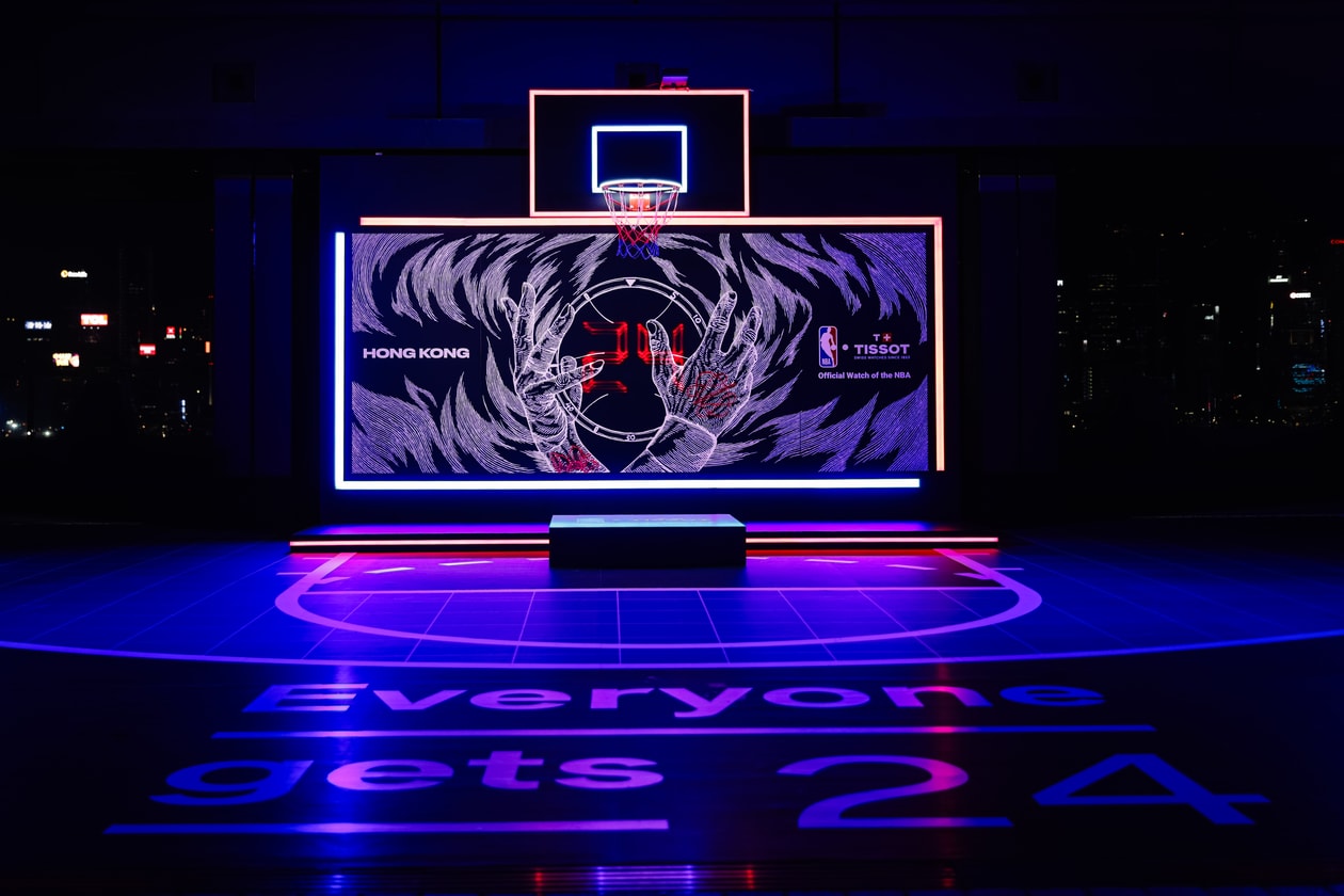 TISSOT 聯手 NBA 於香港半島酒店舉行「Everyone Gets 24」限定活動，升級版 24 秒計時器首度亮相