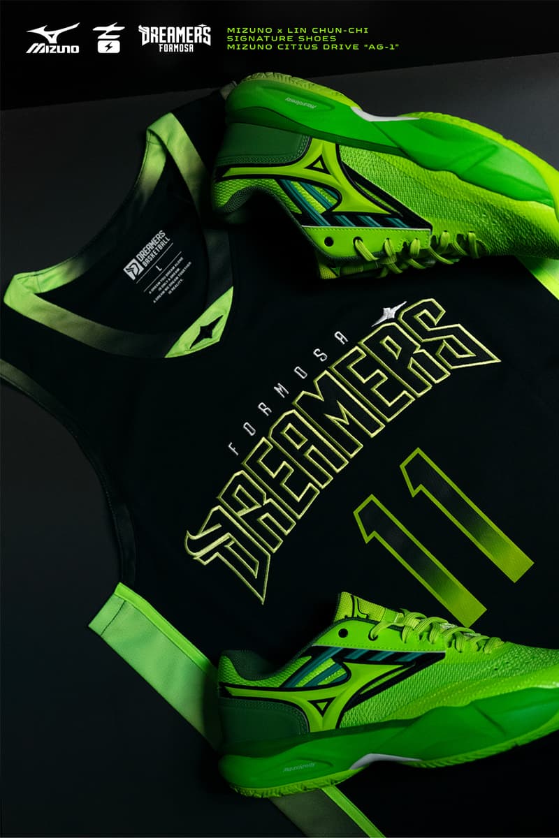 福爾摩沙夢想家聯手 MIZUNO TAIWAN 推出林俊吉首雙簽名球鞋「MIZUNO CITIUS DRIVE AG1」