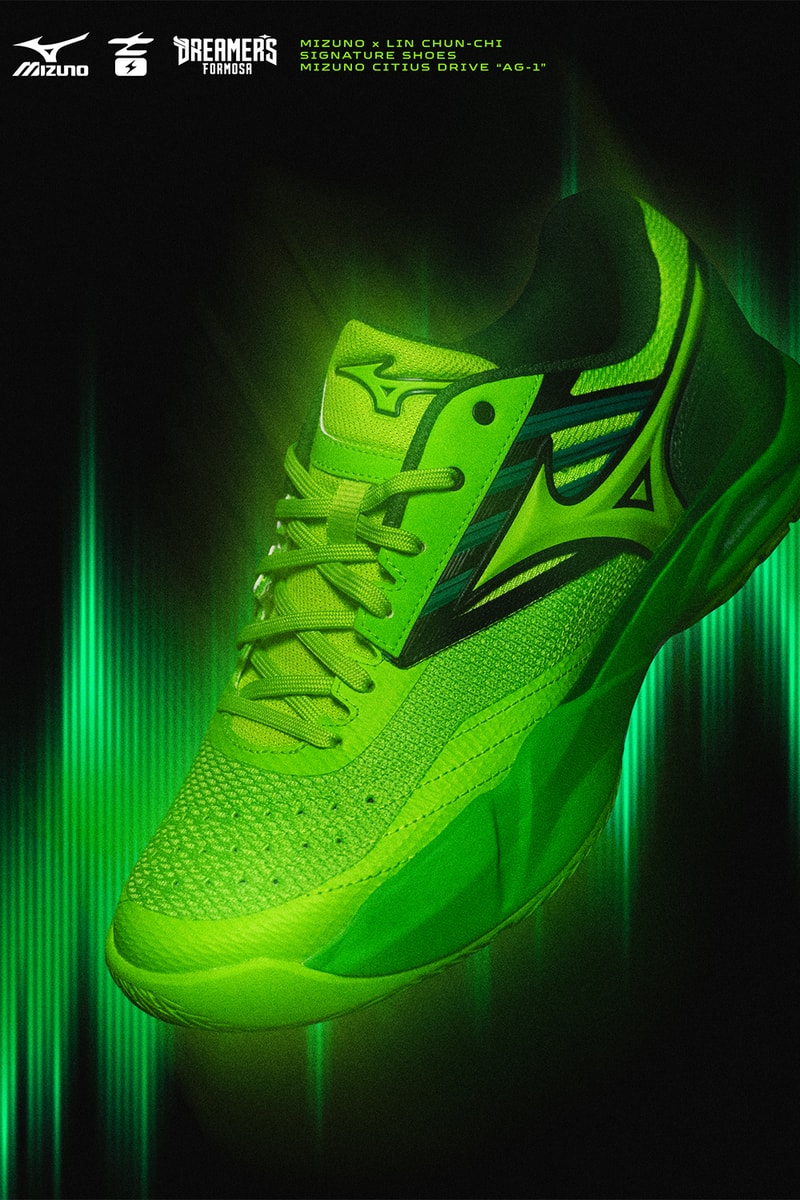 福爾摩沙夢想家聯手 MIZUNO TAIWAN 推出林俊吉首雙簽名球鞋「MIZUNO CITIUS DRIVE AG1」