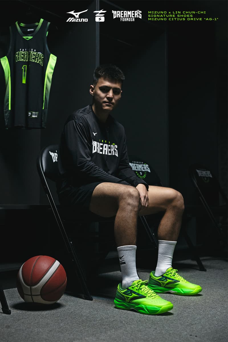 福爾摩沙夢想家聯手 MIZUNO TAIWAN 推出林俊吉首雙簽名球鞋「MIZUNO CITIUS DRIVE AG1」