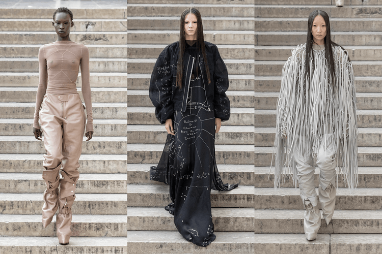 Rick Owens 於巴黎時裝周為 SS26「踏水而行」