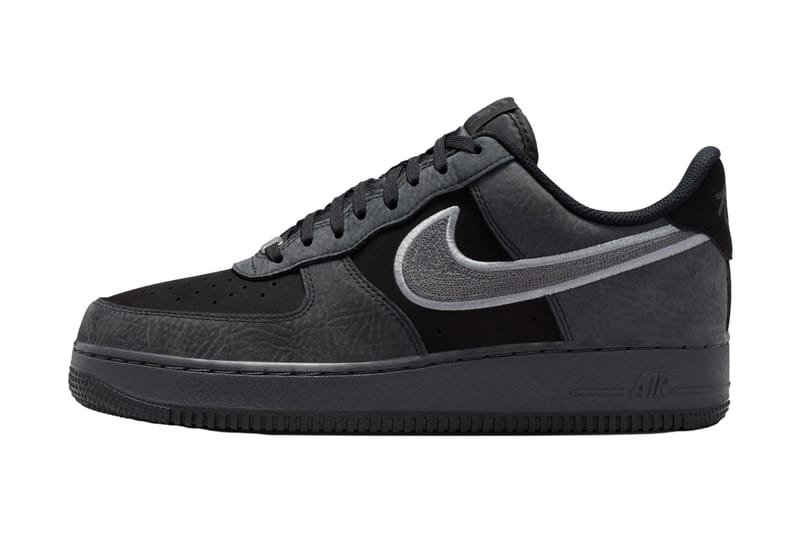Nike Air Force 1 Low 最新配色「Black/Smoke Gray」率先曝光