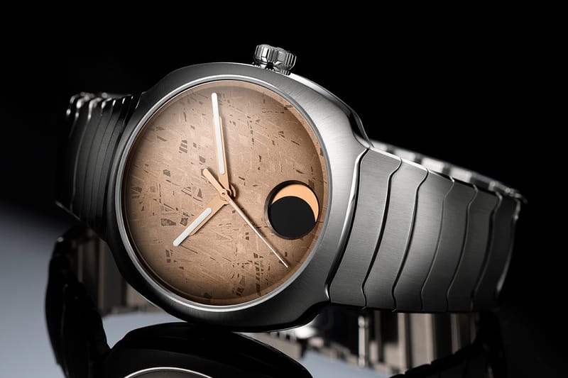 極簡邂逅宇宙詩意：H. Moser Streamliner Perpetual Moon Concept Meteorite 隕石月相腕錶
