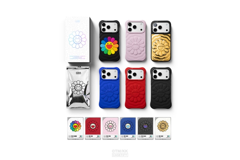 TAKASHI MURAKAMI x CASETiFY 全新聯乘系列「FLOWERS BLOOM」正式發佈