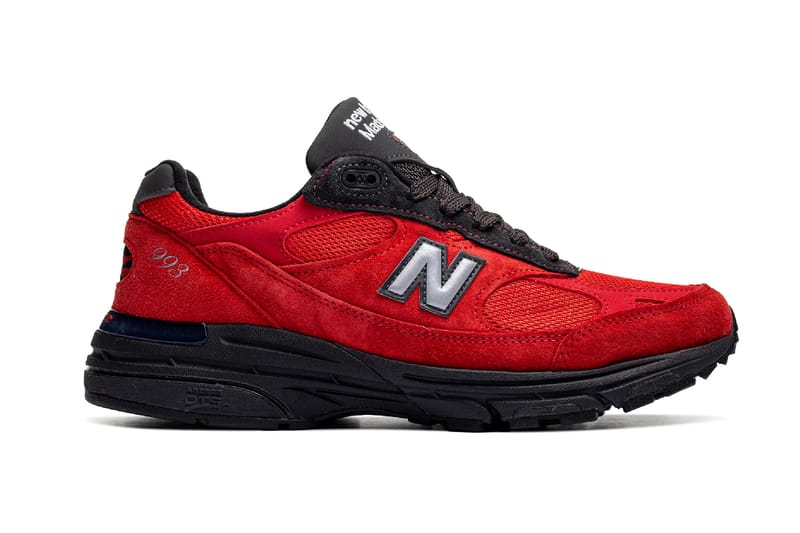 New Balance Made in USA 993 系列再推最新配色「Black/Red」